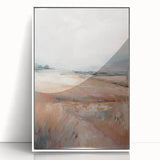 Serene Minimalist Landscape Art – Abstract Nature Scene for Modern Decor