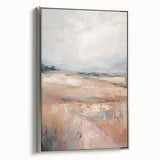 Serene Minimalist Landscape Art – Abstract Nature Scene for Modern Decor