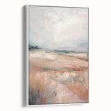 Serene Minimalist Landscape Art – Abstract Nature Scene for Modern Decor