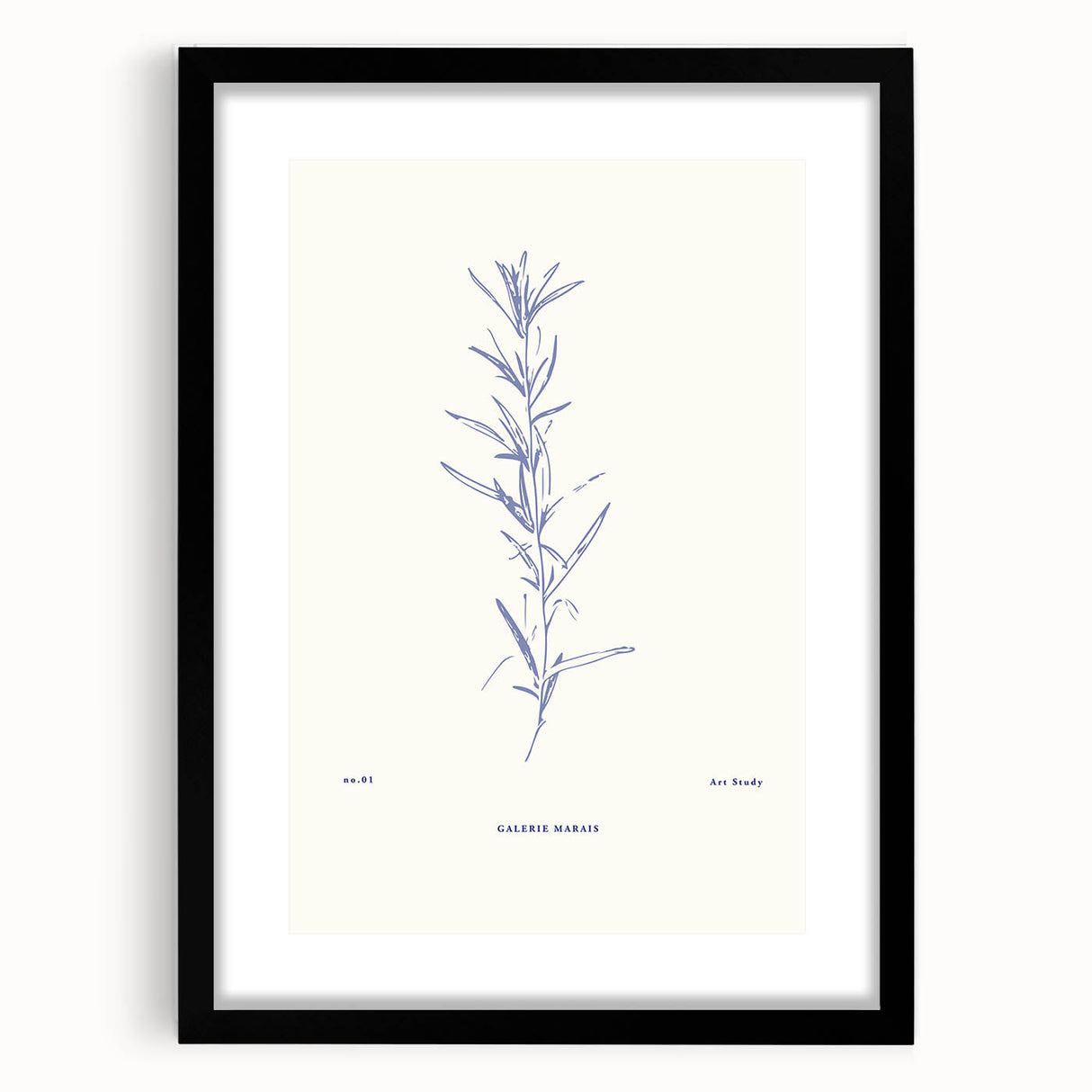 Minimalist Botanical Study – Elegant Floral Line Art for Modern Decor