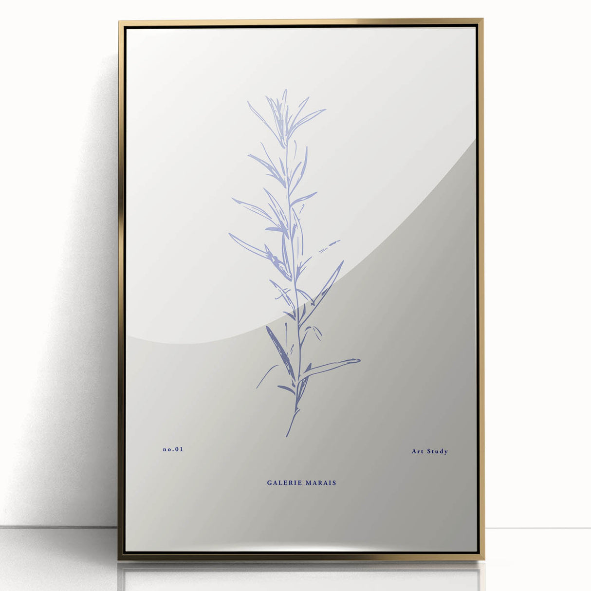 Minimalist Botanical Study – Elegant Floral Line Art for Modern Decor