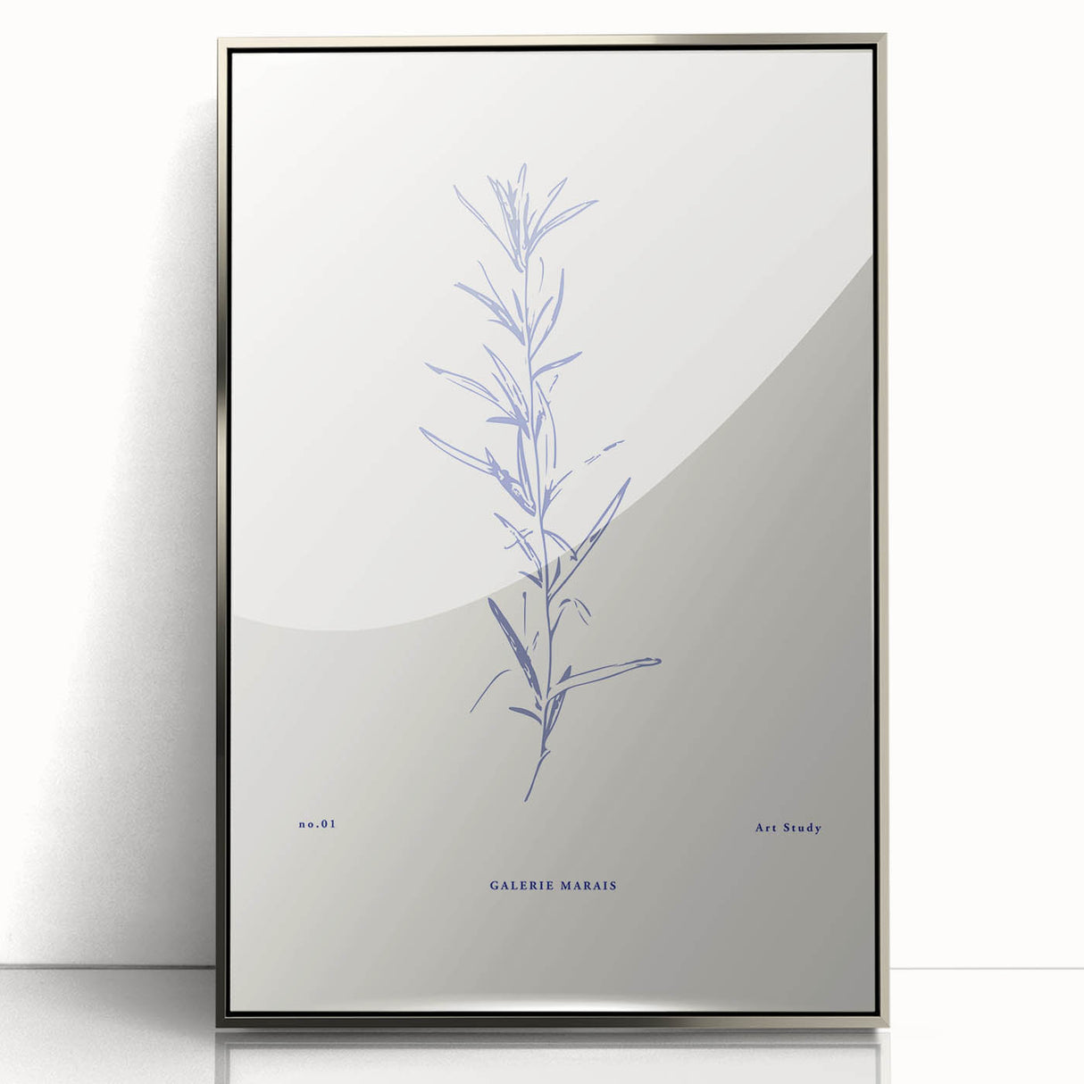 Minimalist Botanical Study – Elegant Floral Line Art for Modern Decor