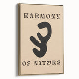 Harmony of Nature Minimalist Art – Modern Abstract Organic Line Design