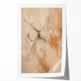 Minimalist Botanical Art – Abstract Fruit Line Drawing for Modern Decor