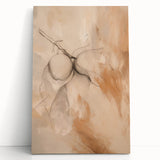 Minimalist Botanical Art – Abstract Fruit Line Drawing for Modern Decor