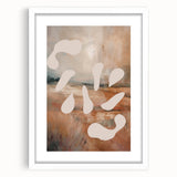 Abstract Minimalist Landscape – Modern Organic Forms and Nature-Inspired Art