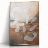 Abstract Minimalist Landscape – Modern Organic Forms and Nature-Inspired Art