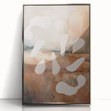 Abstract Minimalist Landscape – Modern Organic Forms and Nature-Inspired Art