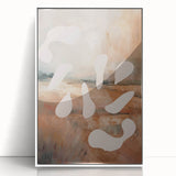 Abstract Minimalist Landscape – Modern Organic Forms and Nature-Inspired Art