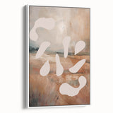 Abstract Minimalist Landscape – Modern Organic Forms and Nature-Inspired Art