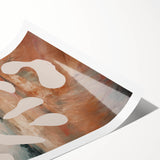 Abstract Minimalist Landscape – Modern Organic Forms and Nature-Inspired Art