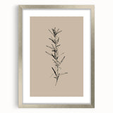Minimalist Botanical Line Art – Elegant Plant Study for Modern Wall Decor