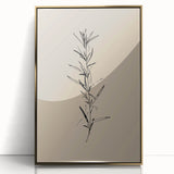 Minimalist Botanical Line Art – Elegant Plant Study for Modern Wall Decor