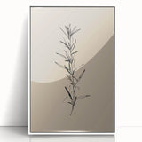 Minimalist Botanical Line Art – Elegant Plant Study for Modern Wall Decor