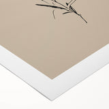 Minimalist Botanical Line Art – Elegant Plant Study for Modern Wall Decor