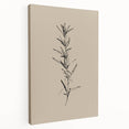 Minimalist Botanical Line Art – Elegant Plant Study for Modern Wall Decor