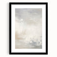 Minimalist Abstract Wall Art – Soft White and Beige Brushstrokes Design