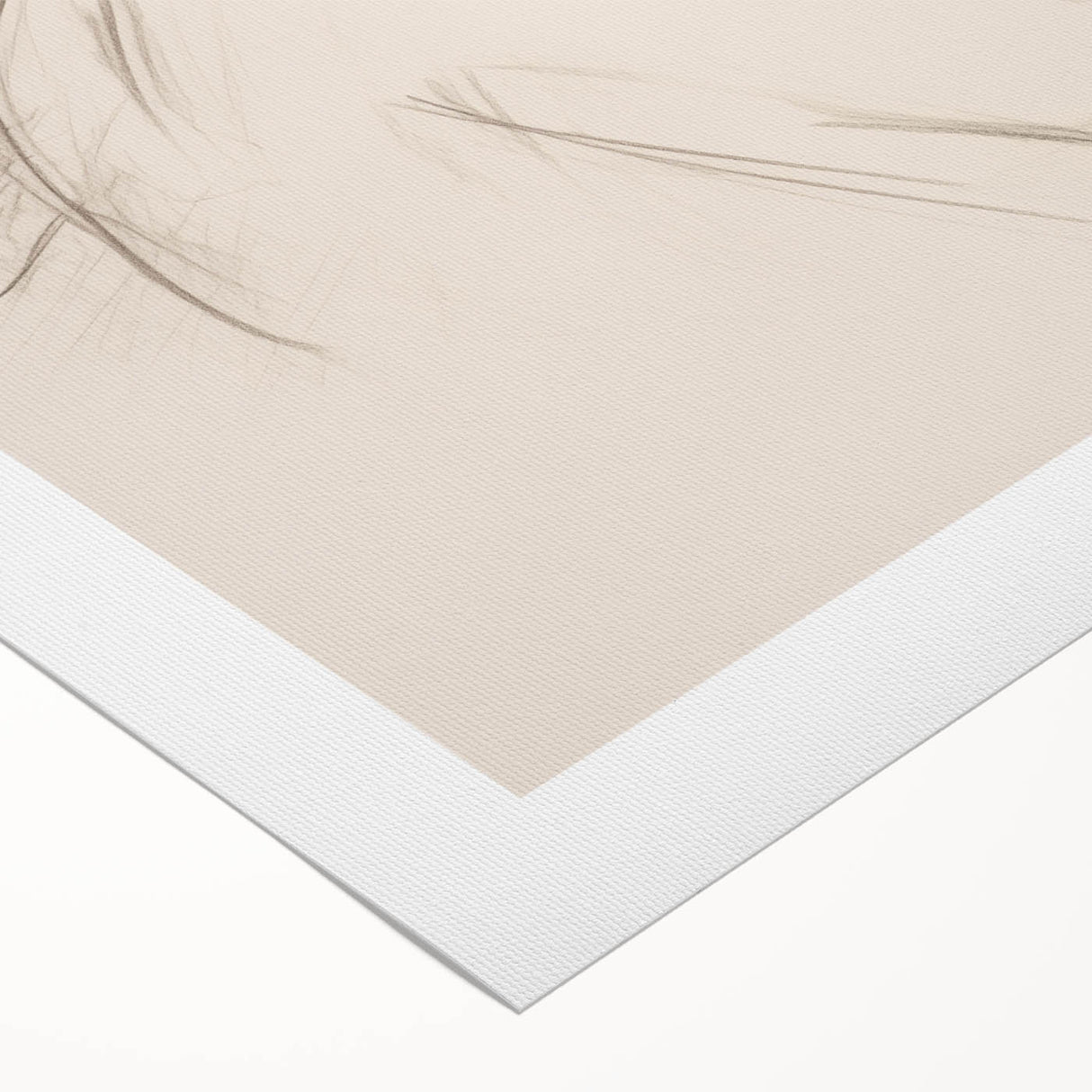 Minimalist Female Portrait – Delicate Line Art of Woman for Modern Decor