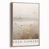 Field Flowers Minimalist Art – Elegant Nature-Inspired Wall Decor