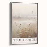 Field Flowers Minimalist Art – Elegant Nature-Inspired Wall Decor