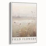 Field Flowers Minimalist Art – Elegant Nature-Inspired Wall Decor