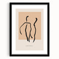 Abstract Minimalist Figure Art – Modern Line Drawing for Elegant Decor