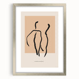 Abstract Minimalist Figure Art – Modern Line Drawing for Elegant Decor