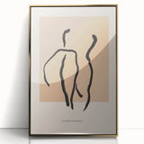 Abstract Minimalist Figure Art – Modern Line Drawing for Elegant Decor