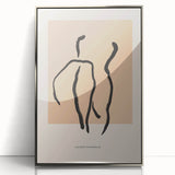 Abstract Minimalist Figure Art – Modern Line Drawing for Elegant Decor