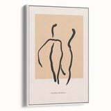 Abstract Minimalist Figure Art – Modern Line Drawing for Elegant Decor
