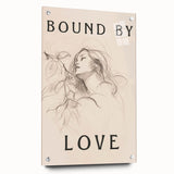 Bound by Love Minimalist Art – Elegant Line Drawing for Modern Spaces