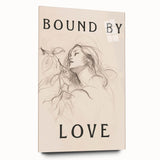 Bound by Love Minimalist Art – Elegant Line Drawing for Modern Spaces