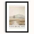 Minimalist Naturescape Art – Serene Landscape Wall Decor for Modern Spaces