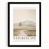 Minimalist Naturescape Art – Serene Landscape Wall Decor for Modern Spaces