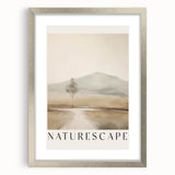 Minimalist Naturescape Art – Serene Landscape Wall Decor for Modern Spaces