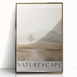 Minimalist Naturescape Art – Serene Landscape Wall Decor for Modern Spaces