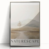 Minimalist Naturescape Art – Serene Landscape Wall Decor for Modern Spaces