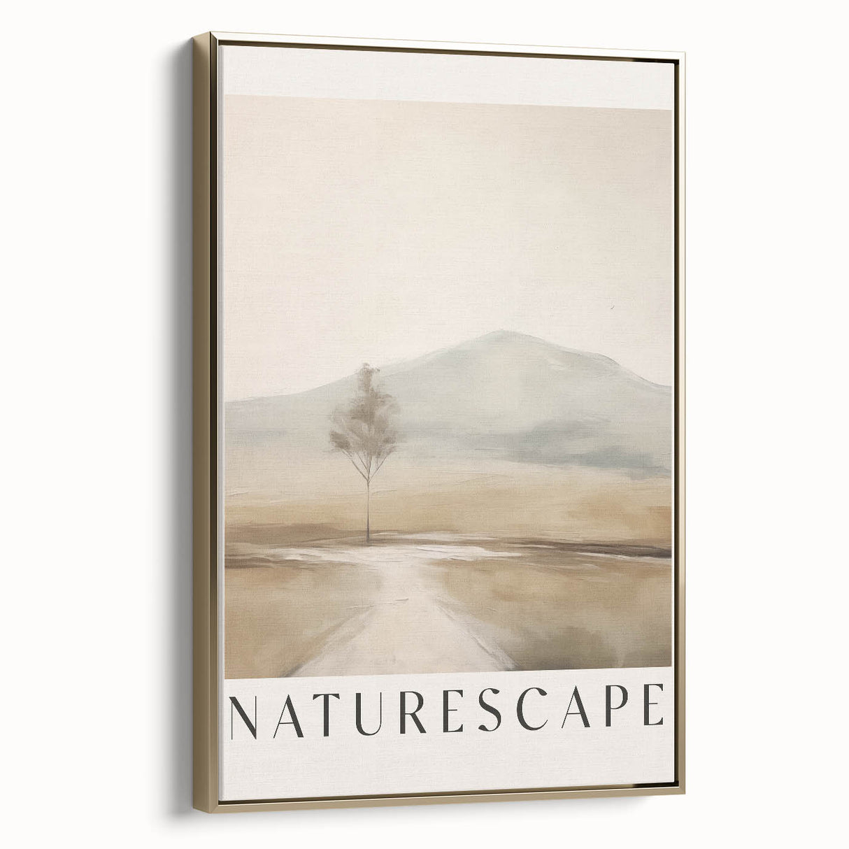 Minimalist Naturescape Art – Serene Landscape Wall Decor for Modern Spaces