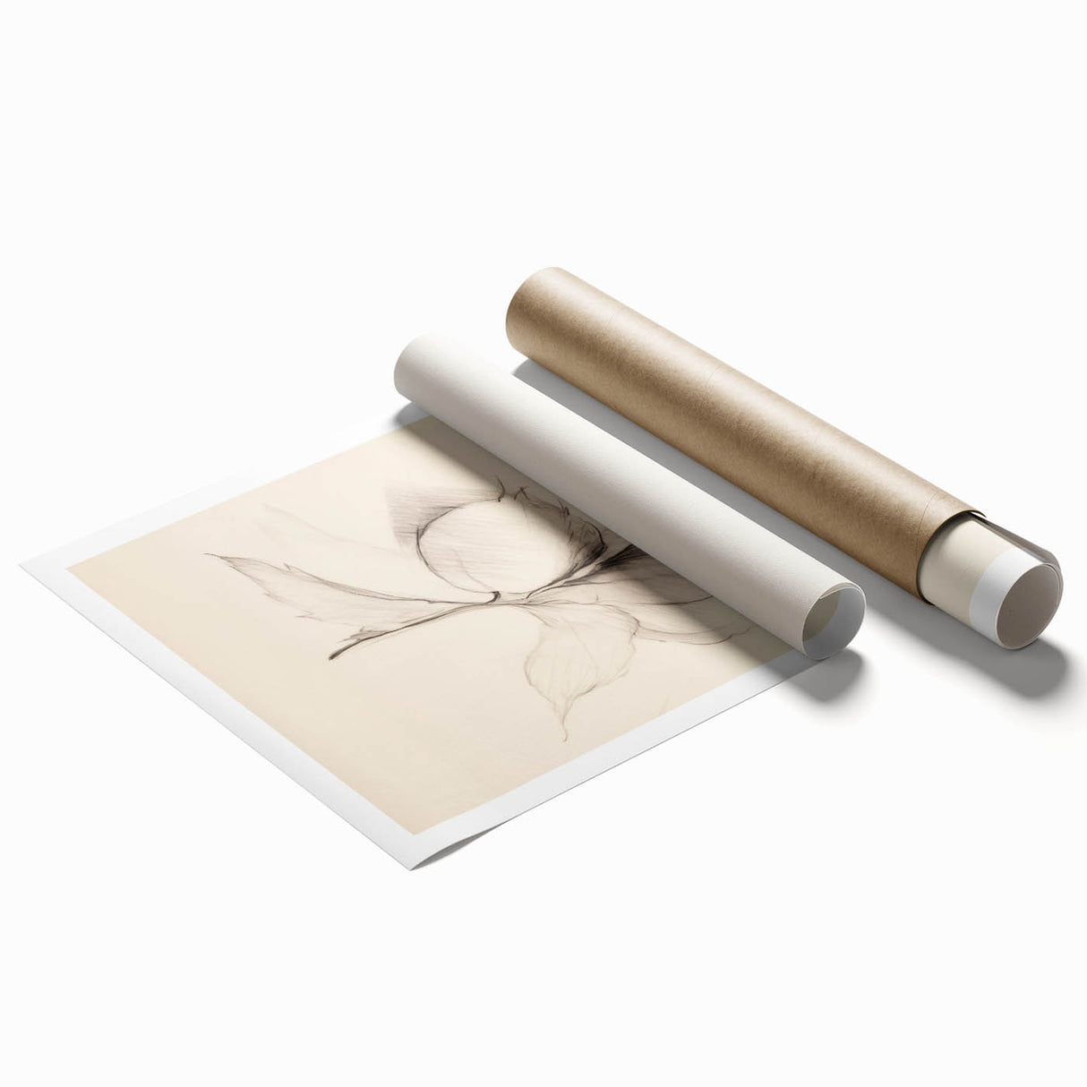Minimalist Wall Art Sketch – Modern Clean Line Artwork for Simple Decor