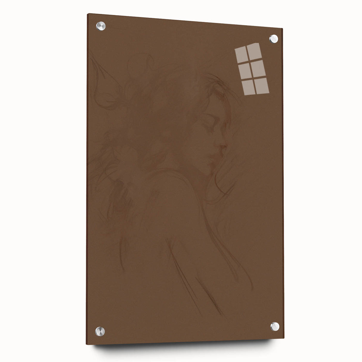 Modern Minimalist Wall Art – Elegant Female Sketch for Simple Decor