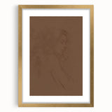 Modern Minimalist Wall Art – Elegant Female Sketch for Simple Decor