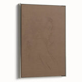 Modern Minimalist Wall Art – Elegant Female Sketch for Simple Decor