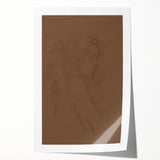 Modern Minimalist Wall Art – Elegant Female Sketch for Simple Decor