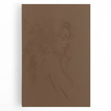 Modern Minimalist Wall Art – Elegant Female Sketch for Simple Decor