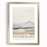 Minimalist Naturescape Wall Art – Clean Line Landscape for Modern Decor