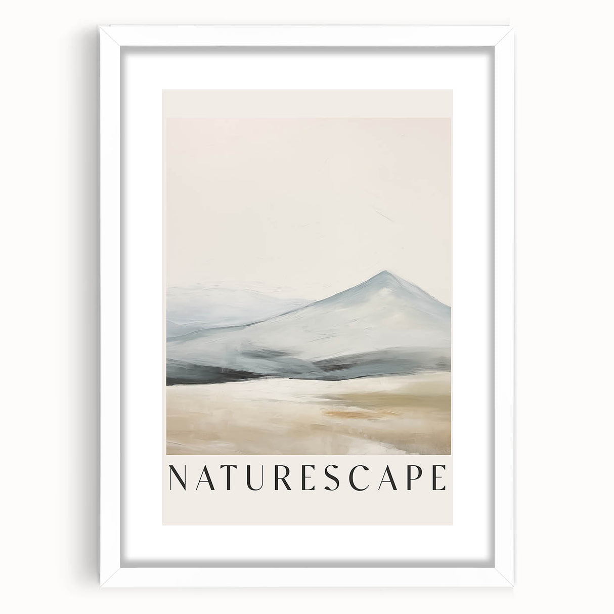 Minimalist Naturescape Wall Art – Clean Line Landscape for Modern Decor