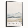 Minimalist Naturescape Wall Art – Clean Line Landscape for Modern Decor