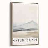 Minimalist Naturescape Wall Art – Clean Line Landscape for Modern Decor