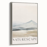 Minimalist Naturescape Wall Art – Clean Line Landscape for Modern Decor