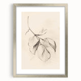 Minimalist Leaf Sketch – Modern Line Art for Clean and Simple Decor